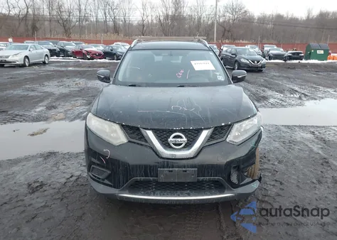 2015 Nissan Rogue Sv из США, поврежденный, VIN KNMAT2MV8FP572690